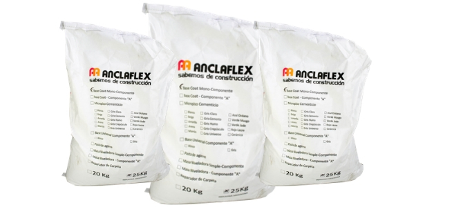 Masilla de agarre ANCLAFLEX, bolsa 20kg.